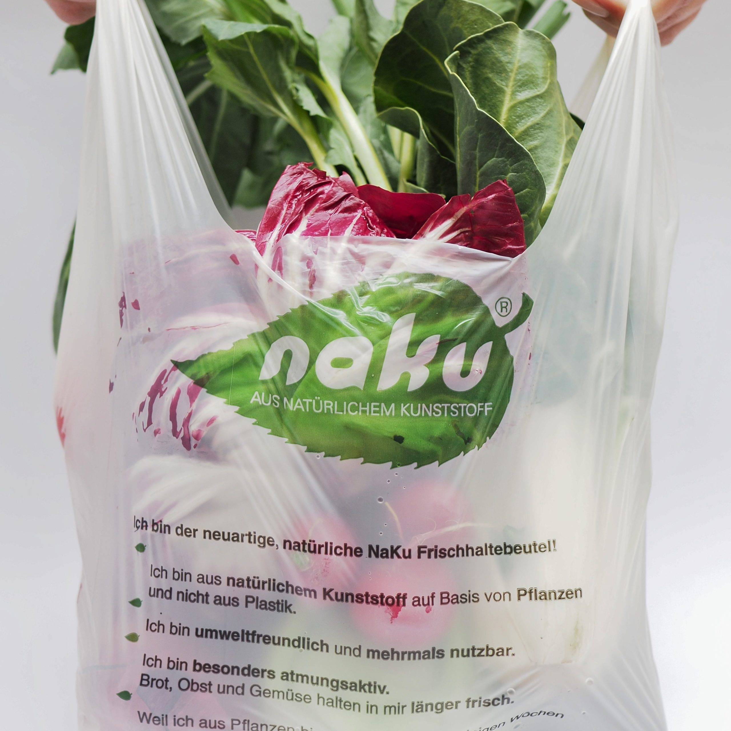 NaKu Bio-Sackerl, Bio-Beutel, Bio-Tüten aus Biokunststoff. Kompostierbar & recyclebar.