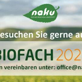 Grafik "Treffen Sie NaKu auf der Biofach 2024"