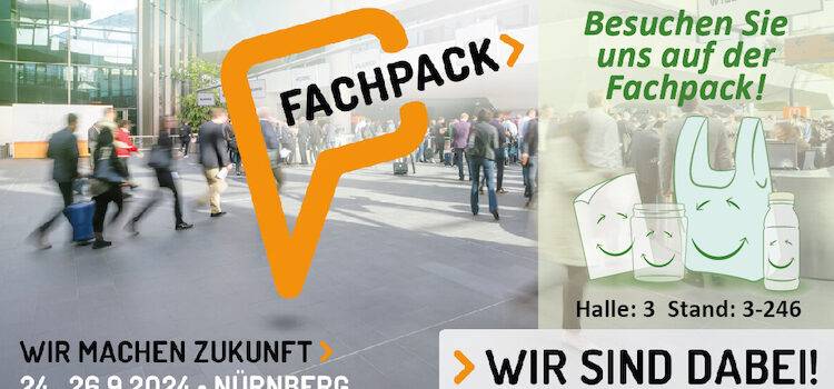 Besuchen Sie NaKu auf der Fachpack 2024 in Nürnberg vom 24.9. bis 26.9.2022 in der Halle 3 am Stand 3-246.